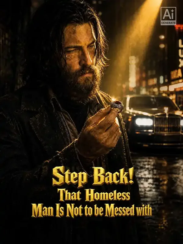 Step Back! That Homeless Man Is Not to be Messed with short drama poster on ReelShort