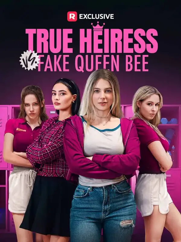 True Heiress vs. Fake Queen Bee short drama poster on ReelShort